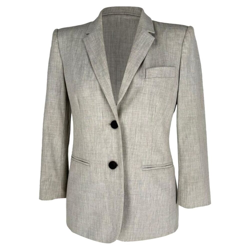 The Row Single Breasted Blazer in Grey Polyester